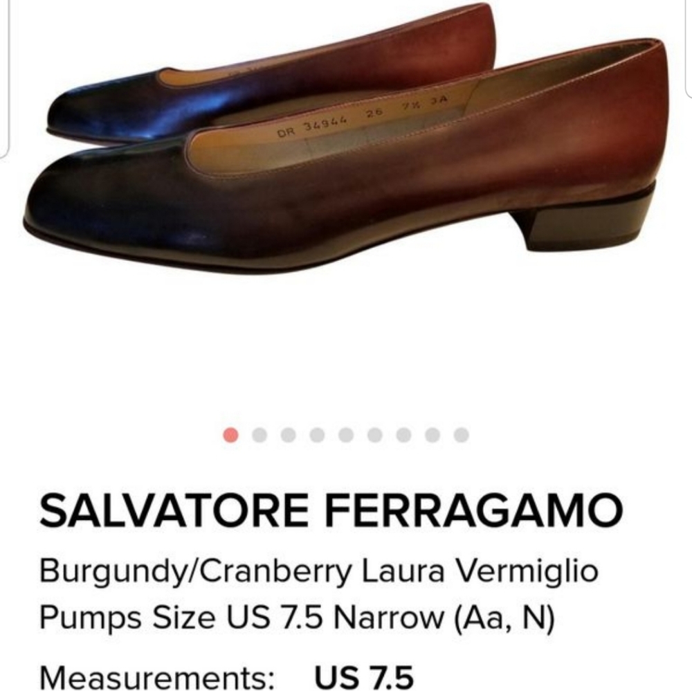 Salvatore ferragamo flats